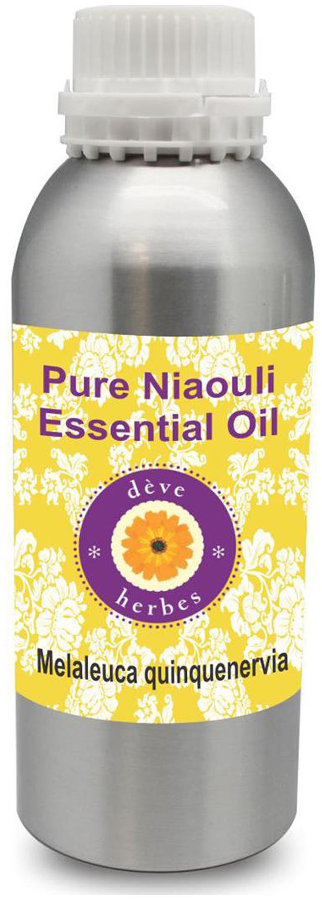

Deve Herbes Pure Niaouli Essential Oil (Melaleuca quinquenervia)100 Natural Therapeutic Grade Steam Distilled 630ml