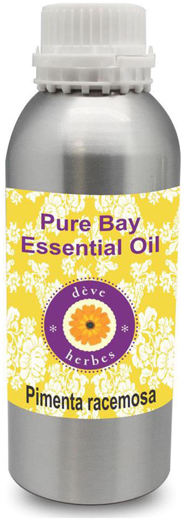 

Deve Herbes Pure Bay Essential Oil (Pimenta racemosa) 100 Natural Therapeutic Grade Steam Distilled 1250ml