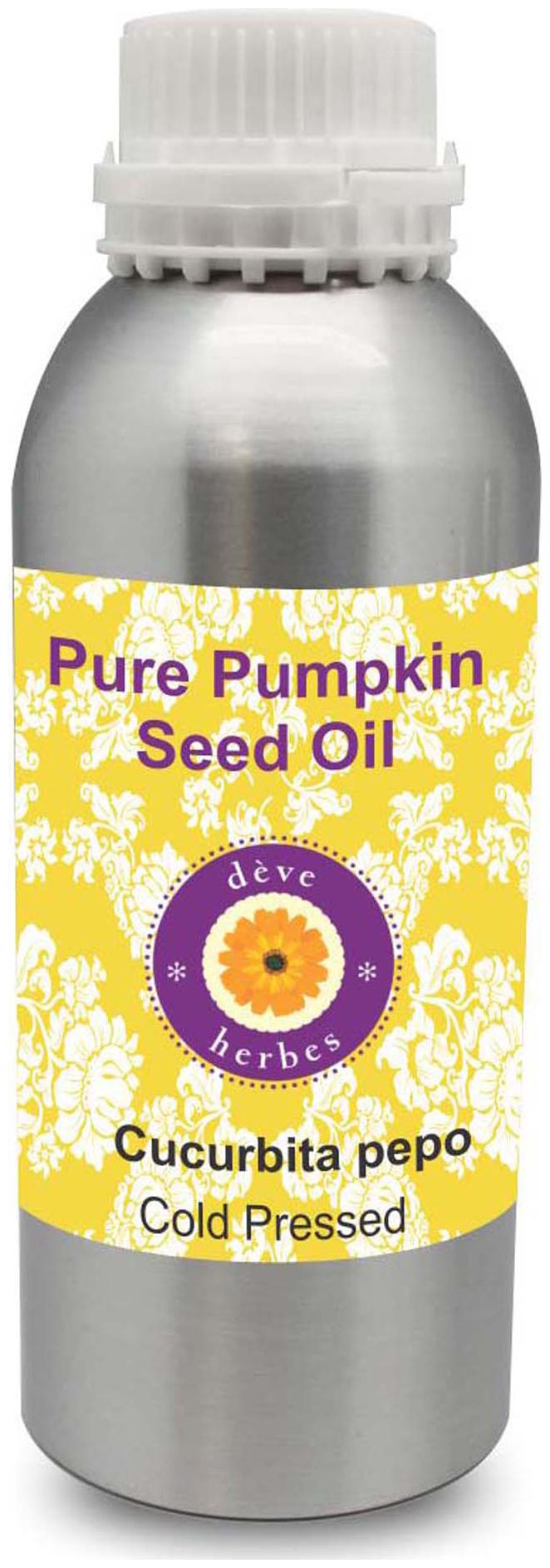

Deve Herbes Pure Pumpkin Seed Oil (Cucurbita pepo) 100 Natural Therapeutic Grade Cold Pressed 630ml