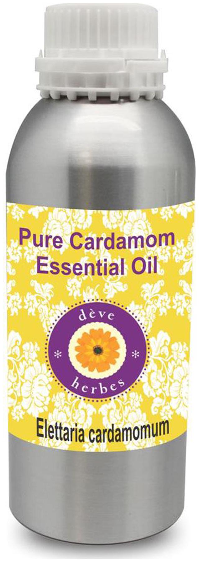 

Deve Herbes Pure Cardamom Essential Oil (Elettaria cardamomum) 100 Natural Therapeutic Grade Steam Distilled 300ml