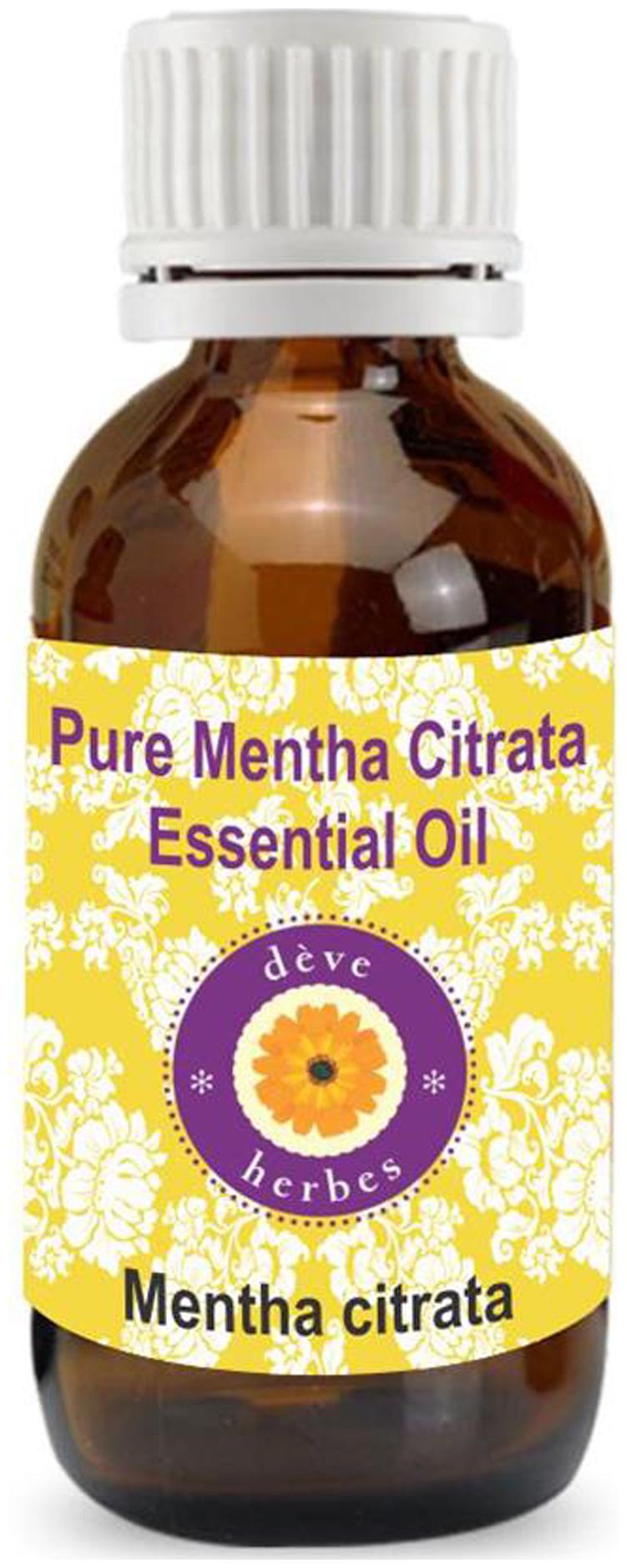 

Deve Herbes Pure Mentha Citrata Essential Oil (Mentha citrata) 100 Natural Therapeutic Grade Steam Distilled 15ml