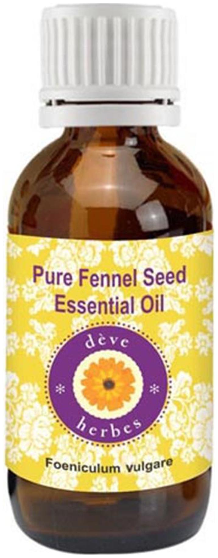 

Deve Herbes Pure Fennel Seed Essential Oil (Foeniculum vulgare) 100 Natural Therapeutic Grade Steam Distilled 30ml