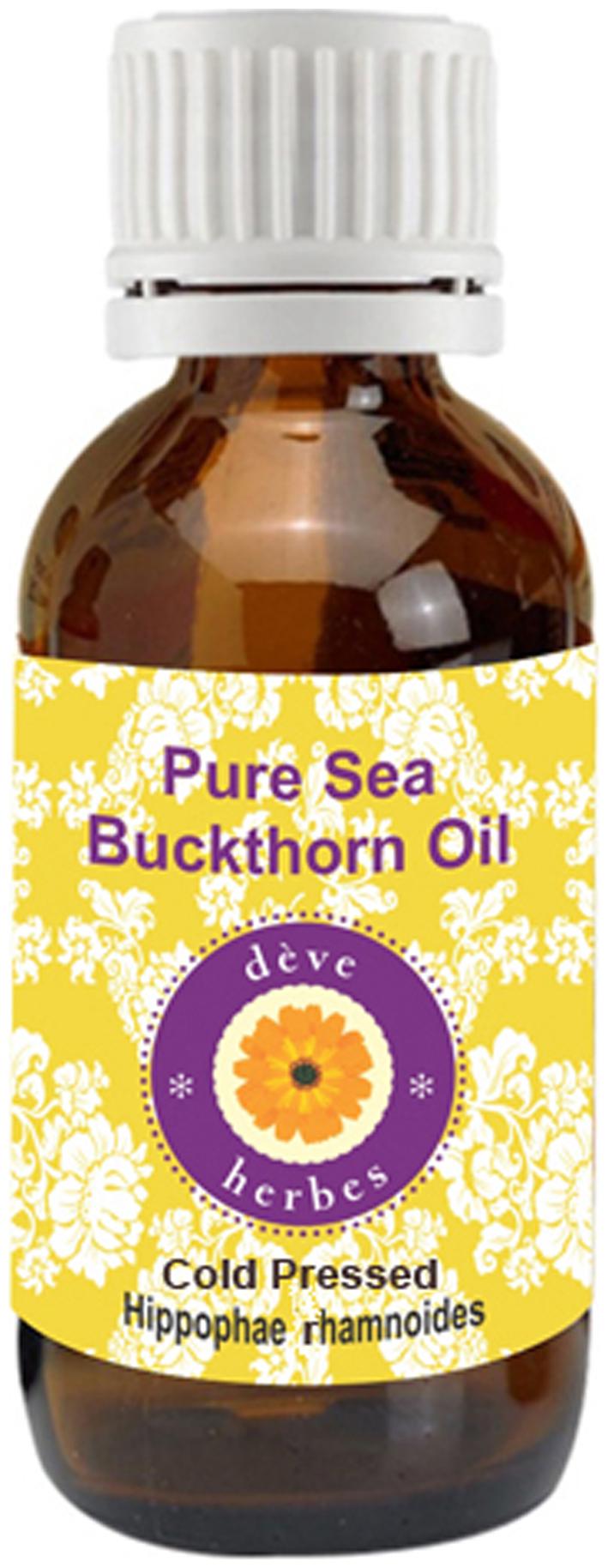 

Deve Herbes Pure Sea Buckthorn Oil (Hippophae rhamnoides) 100 Natural Therapeutic Grade Cold Pressed 50ml