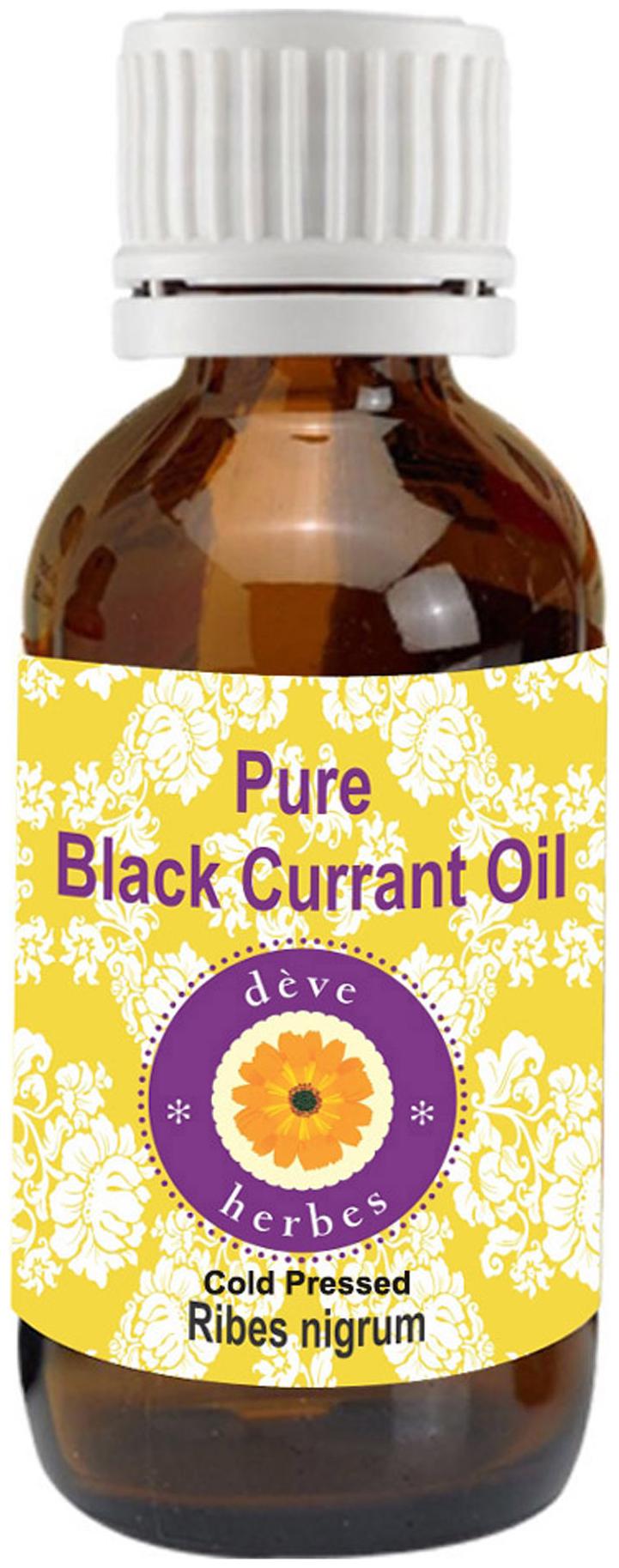 

Deve Herbes Pure Black Currant Oil (Ribes nigrum) 100 Natural Therapeutic Grade Cold Pressed 50ml