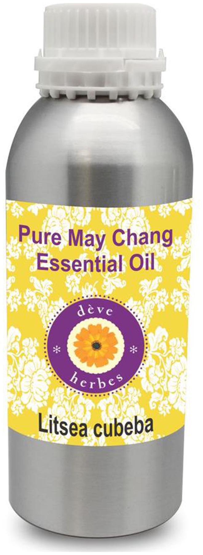 

Deve Herbes Pure May Chang Essential Oil (Litsea cubeba) 100 Natural Therapeutic Grade Steam Distilled 300ml