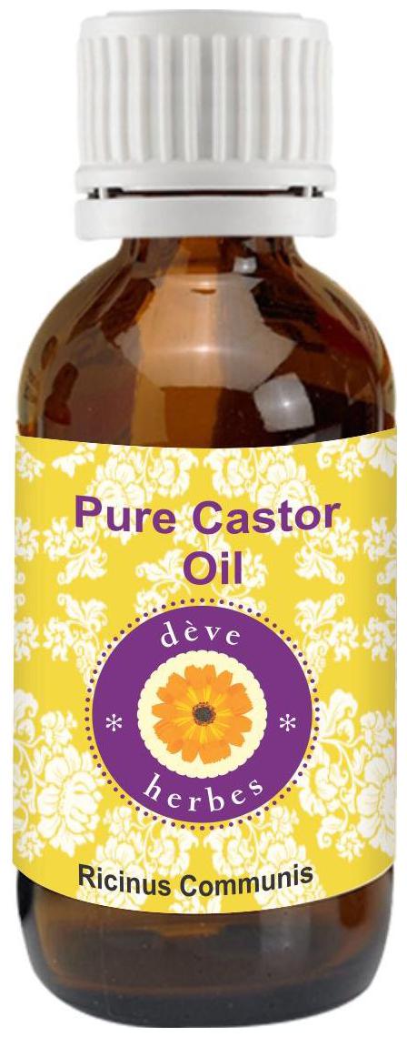 

Deve Herbes Pure Castor Oil (Ricinus communis) 100 Natural Therapeutic Grade Cold Pressed 50ml