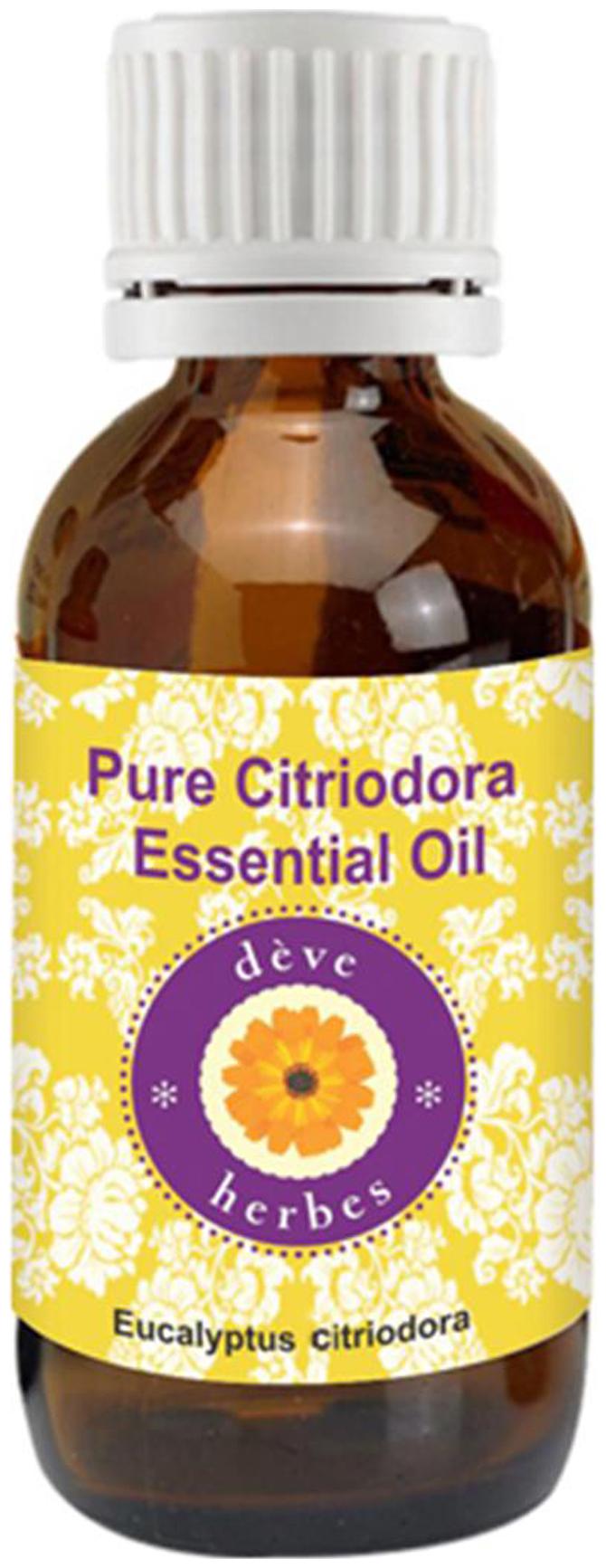 

Deve Herbes Pure Citriodora Essential Oil (Eucalyptus citriodora) 100 Natural Therapeutic Grade Steam Distilled 50ml