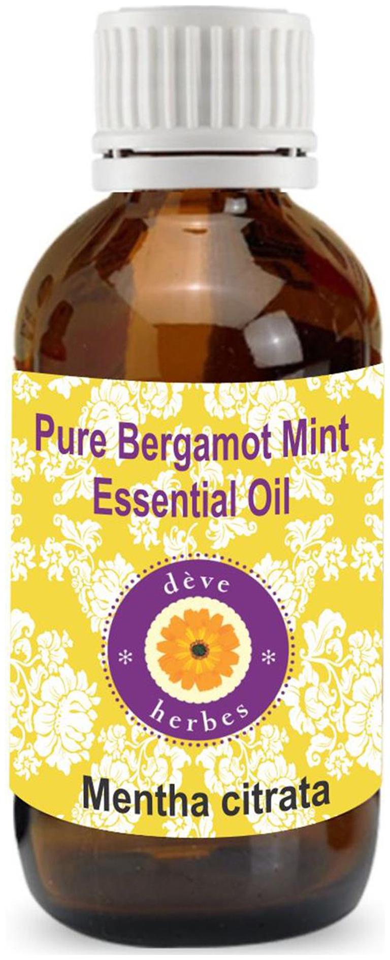 

Deve Herbes Pure Bergamot Mint Essential Oil (Mentha citrata) 100 Natural Therapeutic Grade Steam Distilled 50ml