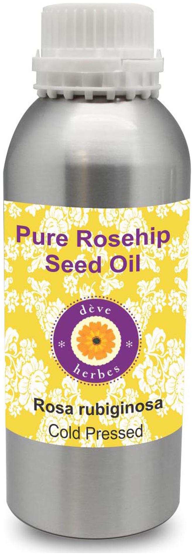 

Deve Herbes Pure Rosehip Seed Oil (Rosa rubiginosa) 100 Natural Therapeutic Grade Cold Pressed 630ml