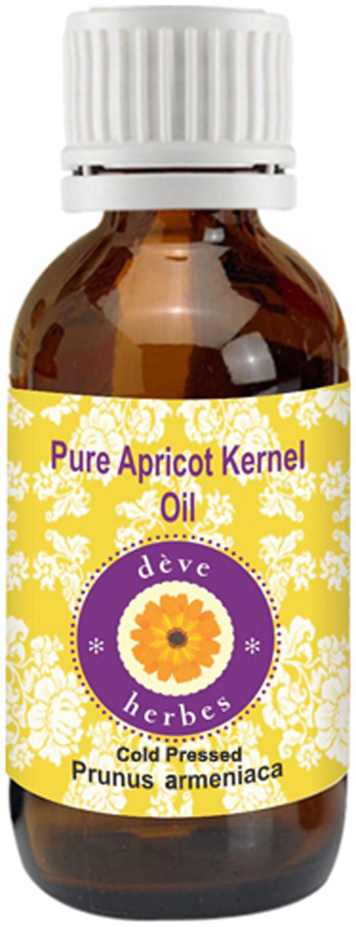 

Deve Herbes Pure Apricot Kernel Oil (Prunus armeniaca) 100 Natural Therapeutic Grade Cold Pressed 50ml
