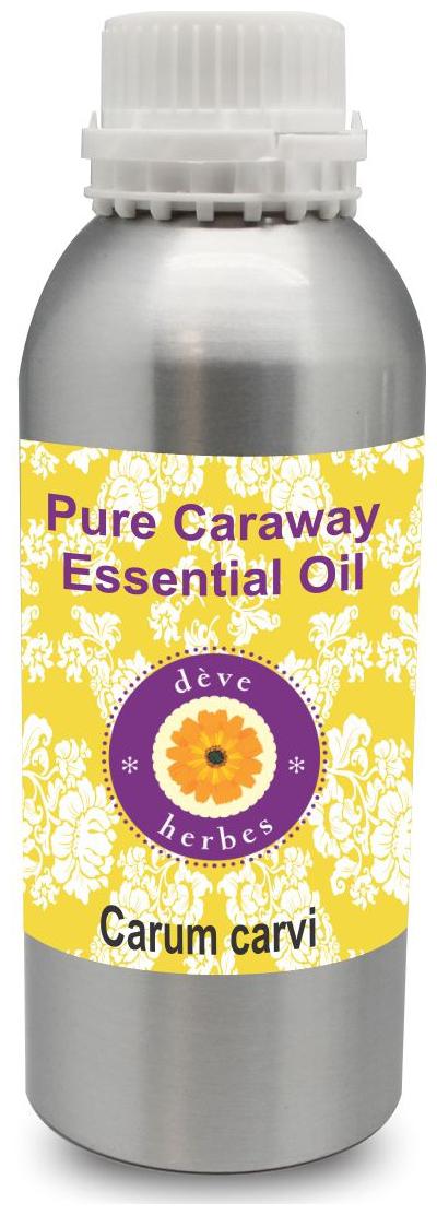 

Deve Herbes Pure Caraway Essential Oil (Carum carvi) 100 Natural Therapeutic Grade Steam Distilled 300ml