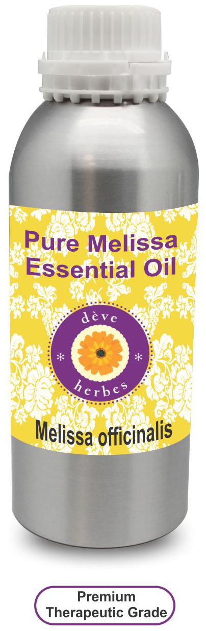 

Deve Herbes Pure Melissa Essential Oil (Melissa officinalis) 100 Natural Therapeutic Grade Steam Distilled 300ml