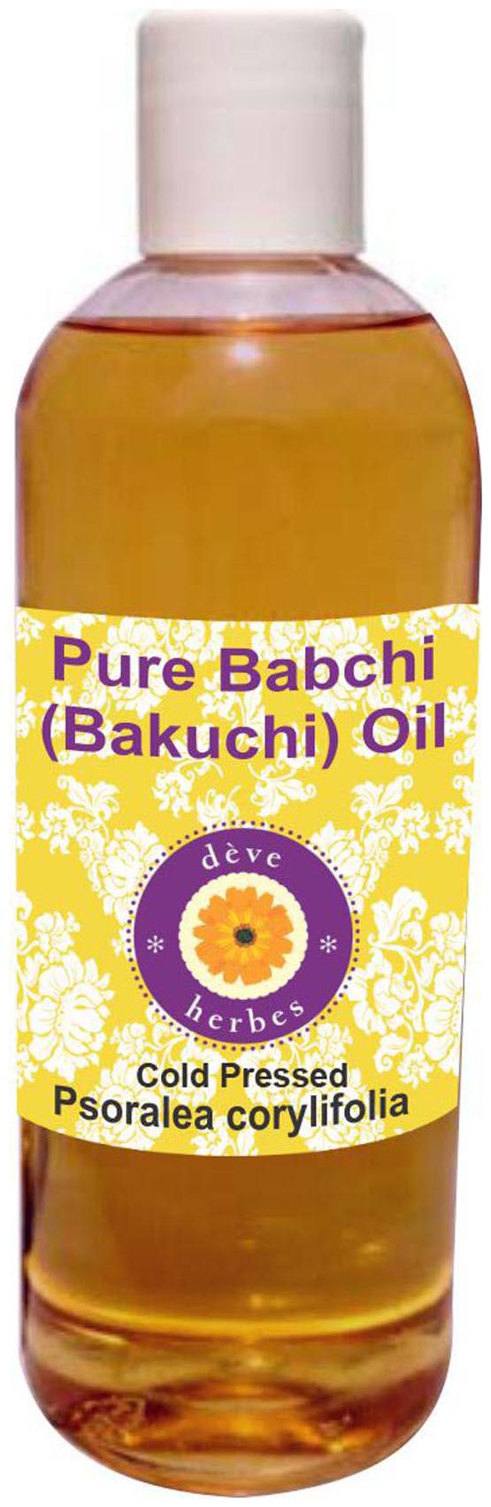

Deve Herbes Pure Babchi Oil (Psoralea corylifolia) 100 Natural Therapeutic Grade Cold Pressed 200ml