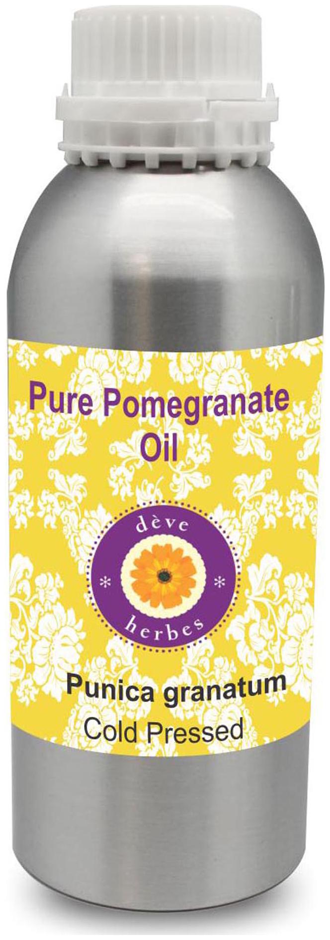 

Deve Herbes Pure Pomegranate Oil (Punica granatum) 100 Natural Therapeutic Grade Cold Pressed 630ml