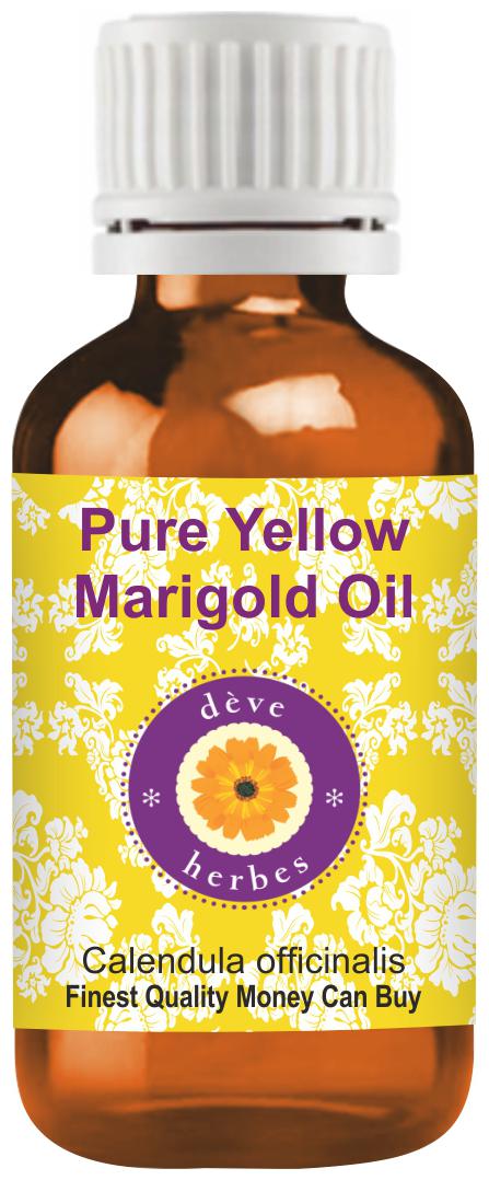

Deve Herbes Pure Yellow Marigold Oil (Calendula officinalis) 100 Natural Therapeutic Grade 200ml