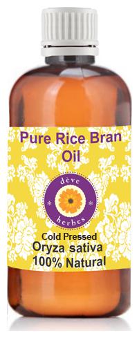 

Deve Herbes Pure Rice Bran Oil (Oryza sativa) 100 Natural Therapeutic Grade Cold Pressed 100ml