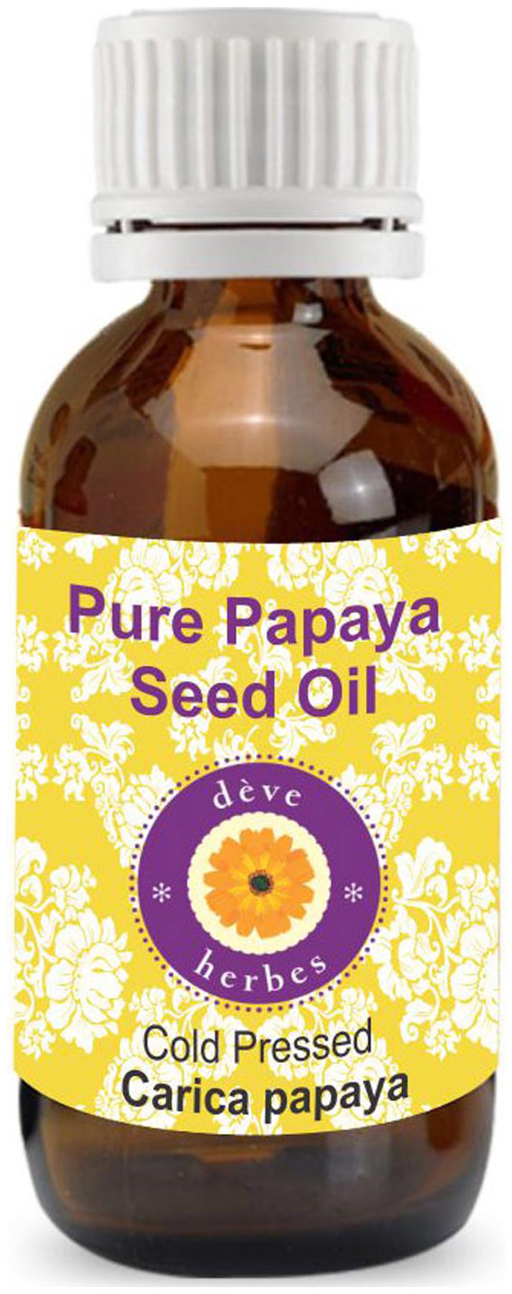 

Deve Herbes Pure Papaya Seed Oil (Carica papaya) 100 Natural Therapeutic Grade Cold Pressed 30ml