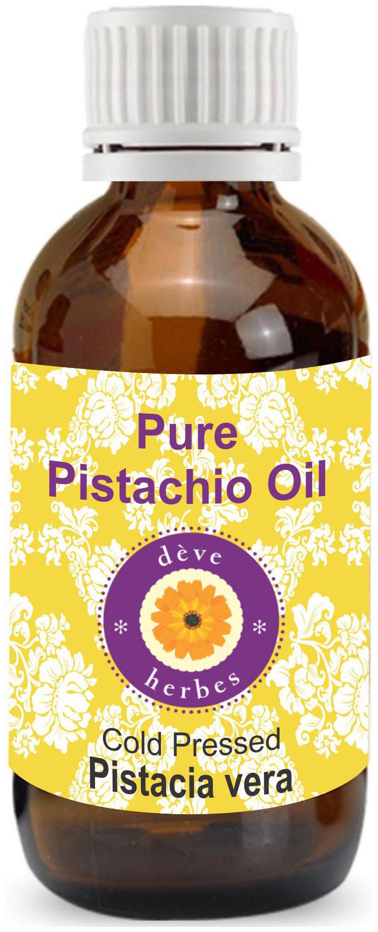 

Deve Herbes Pure Pistachio Oil (Pistacia vera) 100 Natural Therapeutic Grade Cold Pressed 15ml