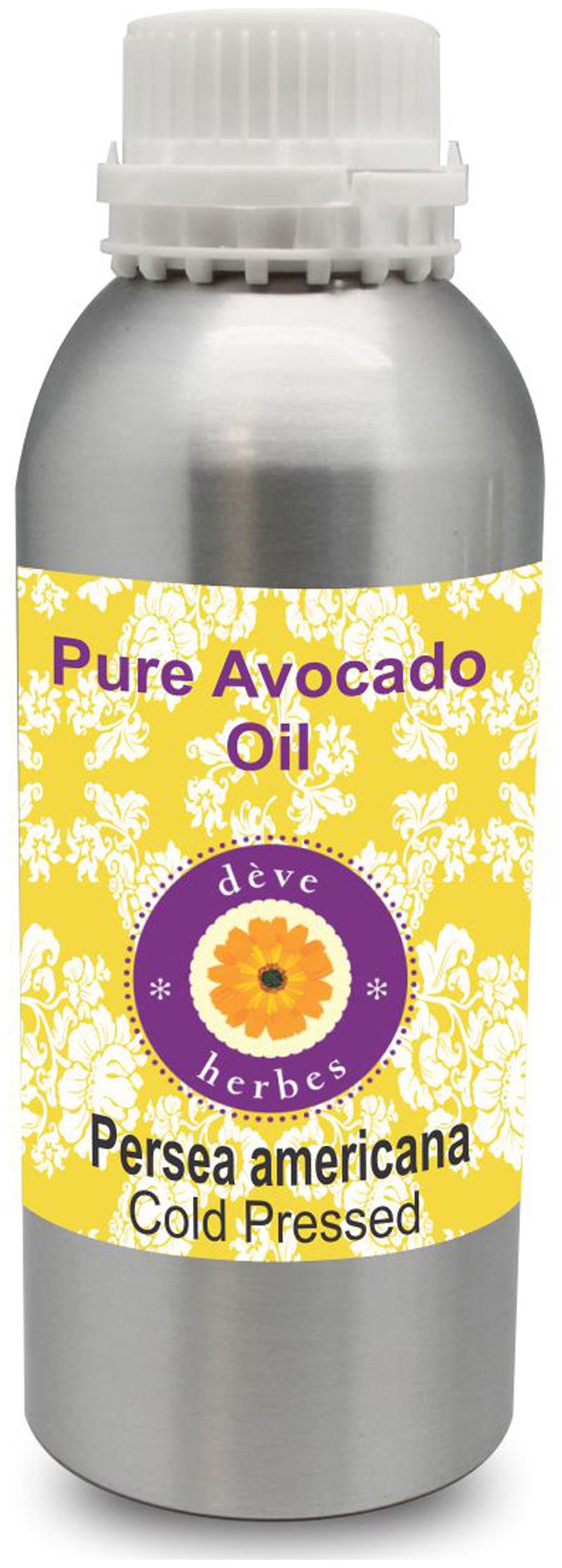 

Deve Herbes Pure Avocado Oil (Persea americana) 100 Natural Therapeutic Grade Cold Pressed 630ml