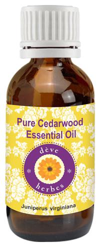 

Deve Herbes Pure Cedarwood Essential Oil (Juniperus virginiana) 100 Natural Therapeutic Grade Steam Distilled 50ml