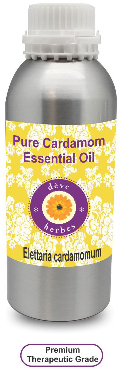 

Deve Herbes Pure Cardamom Essential Oil (Elettaria cardamomum) 100 Natural Therapeutic Grade Steam Distilled 300ml