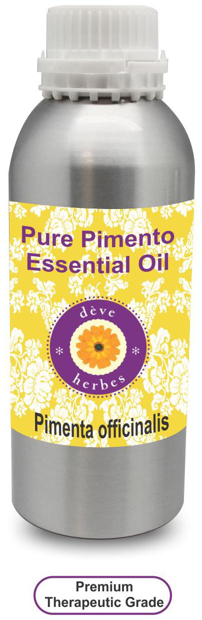 

Deve Herbes Pure Pimento Essential Oil (Pimenta officinalis) 100 Natural Therapeutic Grade Steam Distilled 630ml