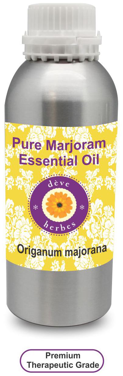

Deve Herbes Pure Marjoram Essential Oil (Origanum majorana) 100 Natural Therapeutic Grade Steam Distilled 300ml