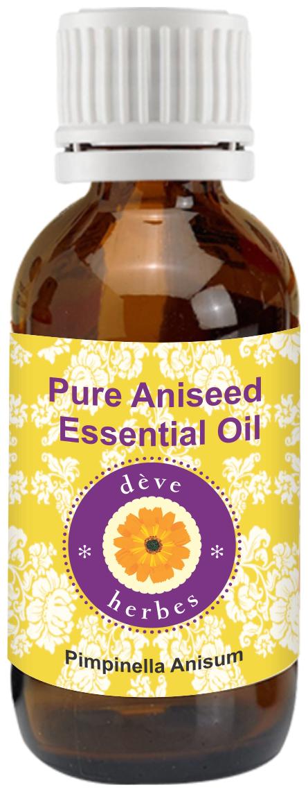 

Deve Herbes Pure Aniseed Essential Oil (Pimpinella anisum) 100 Natural Therapeutic Grade Steam Distilled 30ml