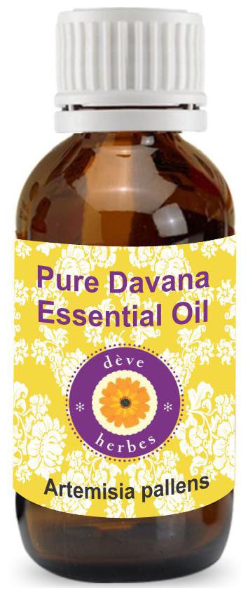 

Deve Herbes Pure Davana Essential Oil (Artemisia pallens) 100 Natural Therapeutic Grade Steam Distilled 5ml