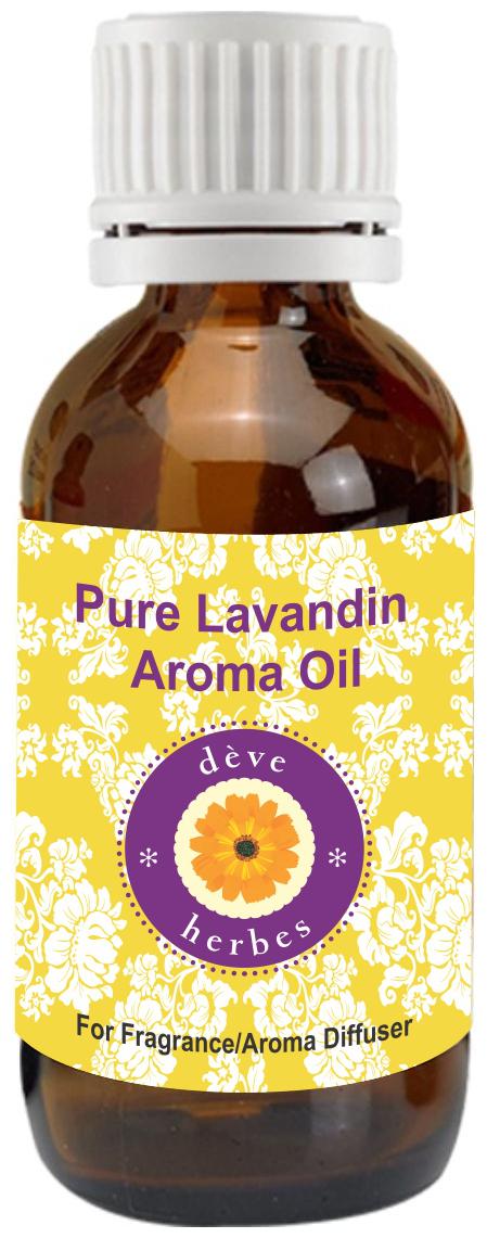 

Deve Herbes Pure Lavandin Aroma Oil (Suitable for Aroma Diffuser) 100 Natural Therapeutic Grade 30ml