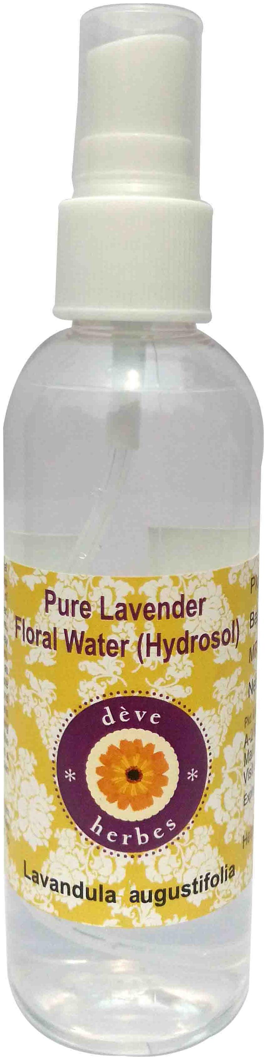 

Deve Herbes Pure Lavender Floral Water (Hydrosol)(Lavandula Augustifolia) 100 Natural Therapeutic Grade 100ml