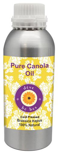

Deve Herbes Pure Canola Oil (Brassica napus) 100 Natural Therapeutic Grade Cold Pressed 630ml