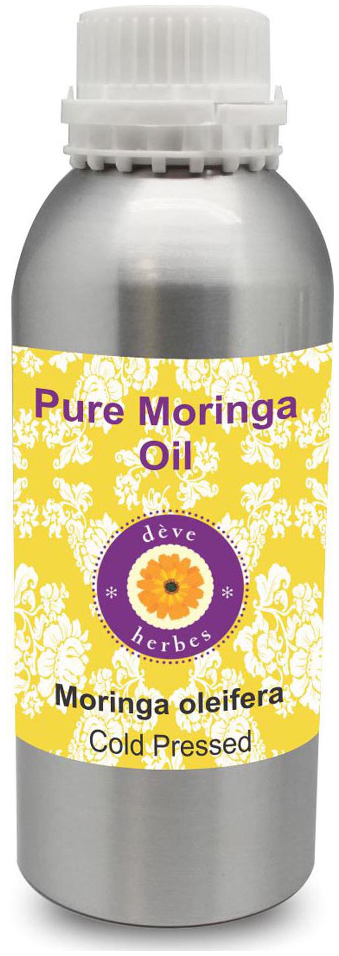

Deve Herbes Pure Moringa Oil (Moringa oleifera) 100 Natural Therapeutic Grade Cold Pressed 1250ml
