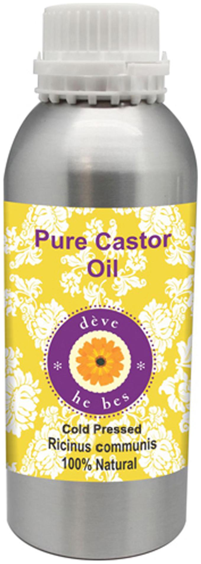 

Deve Herbes Pure Castor Oil (Ricinus communis) 100 Natural Therapeutic Grade Cold Pressed 1250ml