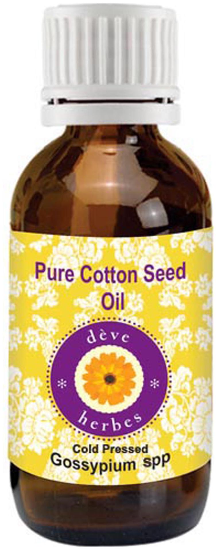 

Deve Herbes Pure Cotton Seed Oil (Gossypium spp) 100 Natural Therapeutic Grade Cold Pressed 50ml