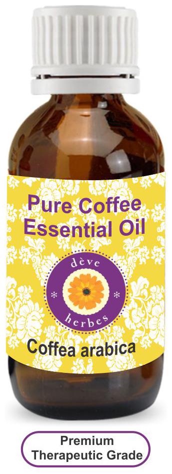 

Deve Herbes Pure Coffee Essential Oil (Coffea arabica) 100 Natural Therapeutic Grade Steam Distilled 100ml