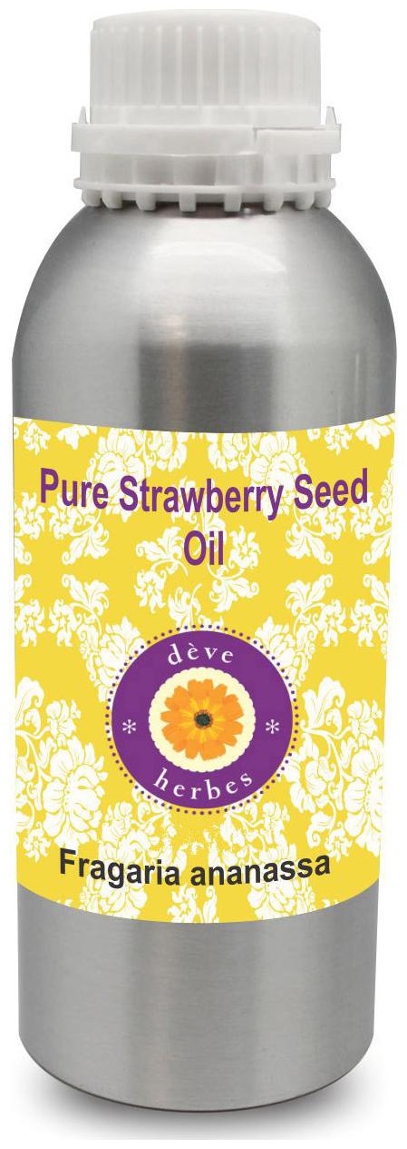 

Deve Herbes Pure Strawberry Seed Oil (Fragaria ananassa) 100 Natural Therapeutic Grade 1250ml