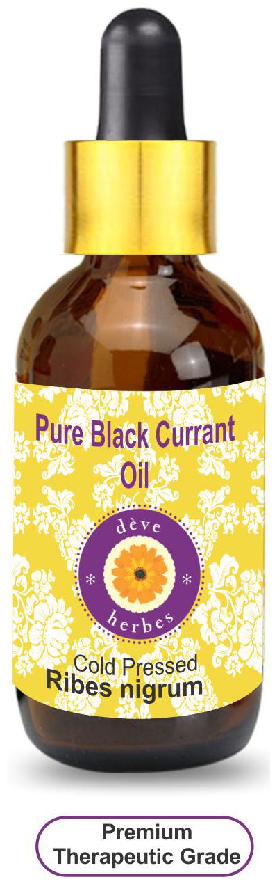 

Deve Herbes Pure Black Currant Oil (Ribes nigrum) with Glass Dropper 100 Natural Therapeutic Grade Cold Pressed 50ml