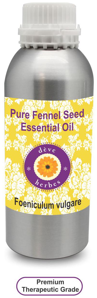 

Deve Herbes Pure Fennel Seed Essential Oil (Foeniculum vulgare) 100 Natural Therapeutic Grade Steam Distilled 300ml