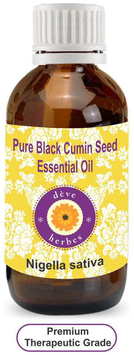 

Deve Herbes Pure Black Cumin Seed Essential Oil (Nigella sativa) 100 Natural Therapeutic Grade Steam Distilled 10ml
