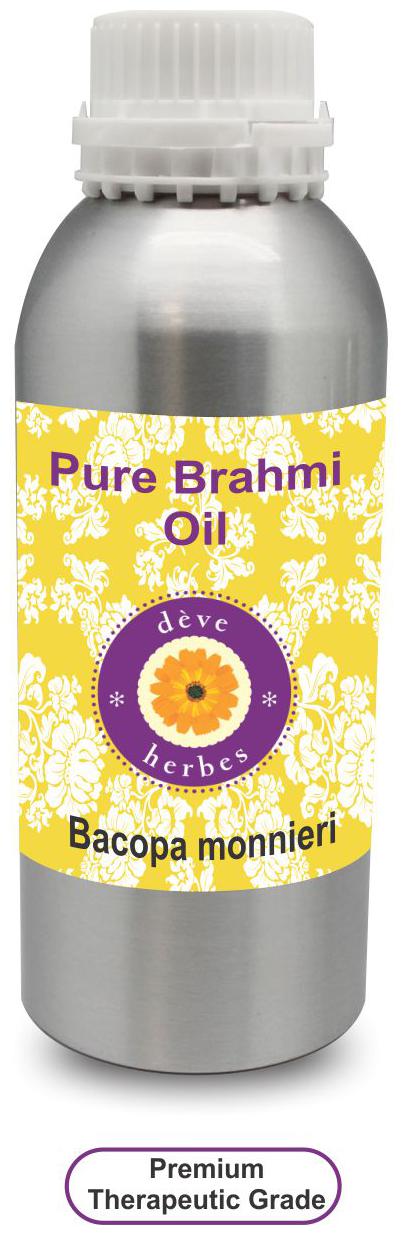 

Deve Herbes Pure Brahmi Oil (Bacopa monnieri) 100 Natural Therapeutic Grade 630ml