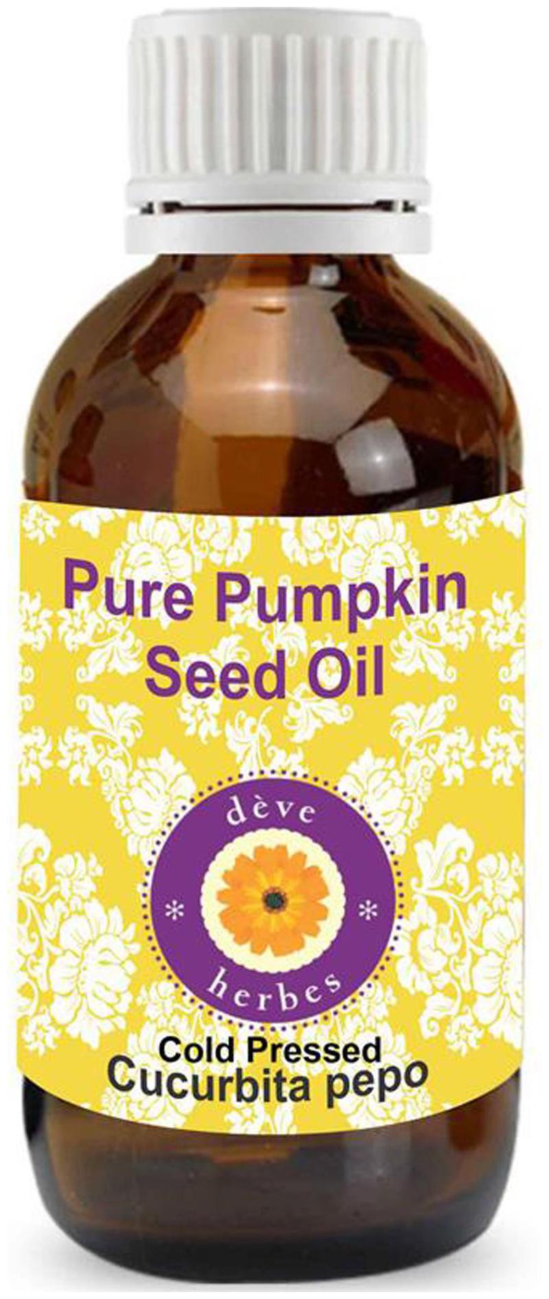 

Deve Herbes Pure Pumpkin Seed Oil (Cucurbita pepo) 100 Natural Therapeutic Grade Cold Pressed 30ml