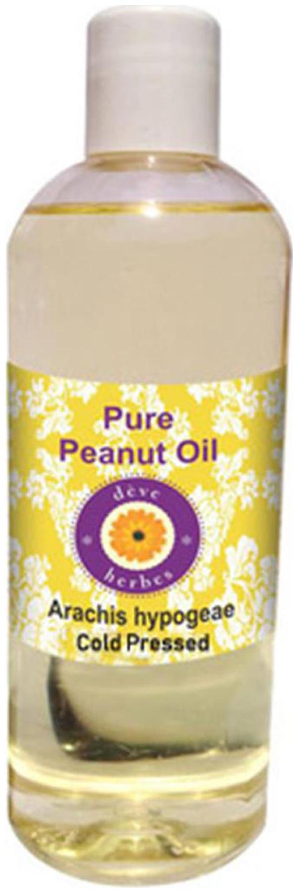 

Deve Herbes Pure Peanut Oil (Arachis hypogeae) 100 Natural Therapeutic Grade Cold Pressed 200ml
