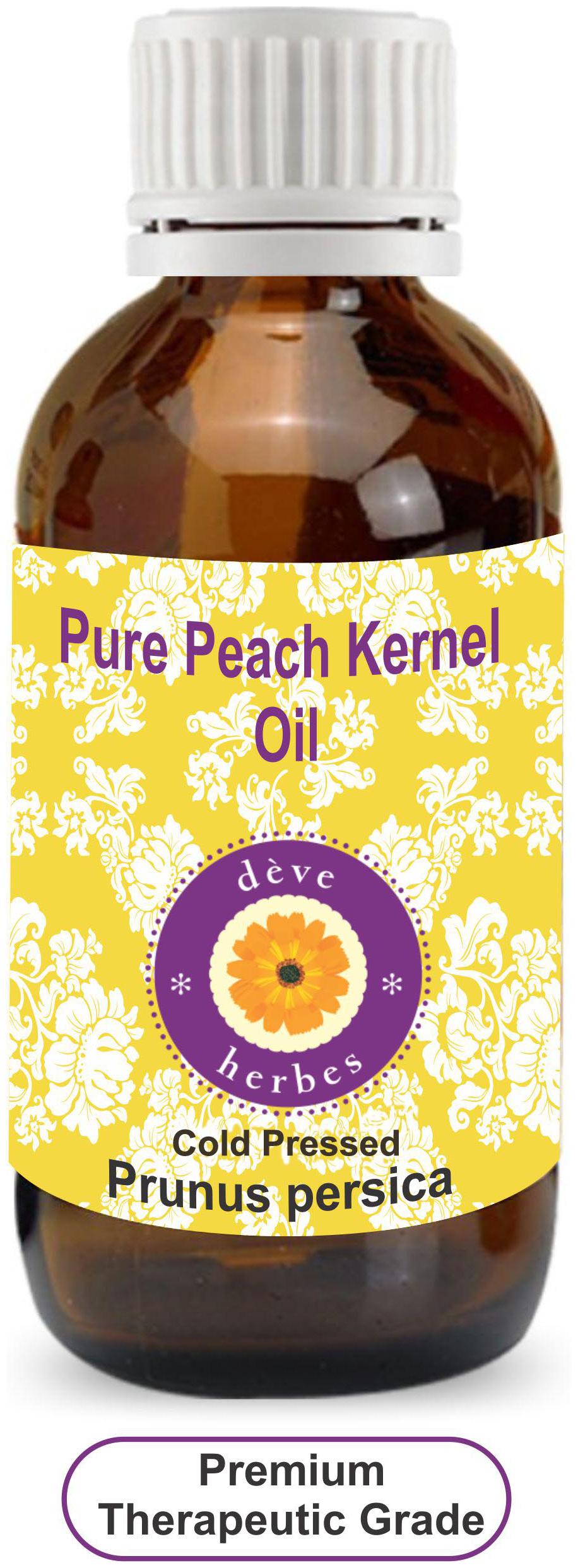 

Deve Herbes Pure Peach Kernel Oil (Prunus persica) 100 Natural Therapeutic Grade Cold Pressed 15ml