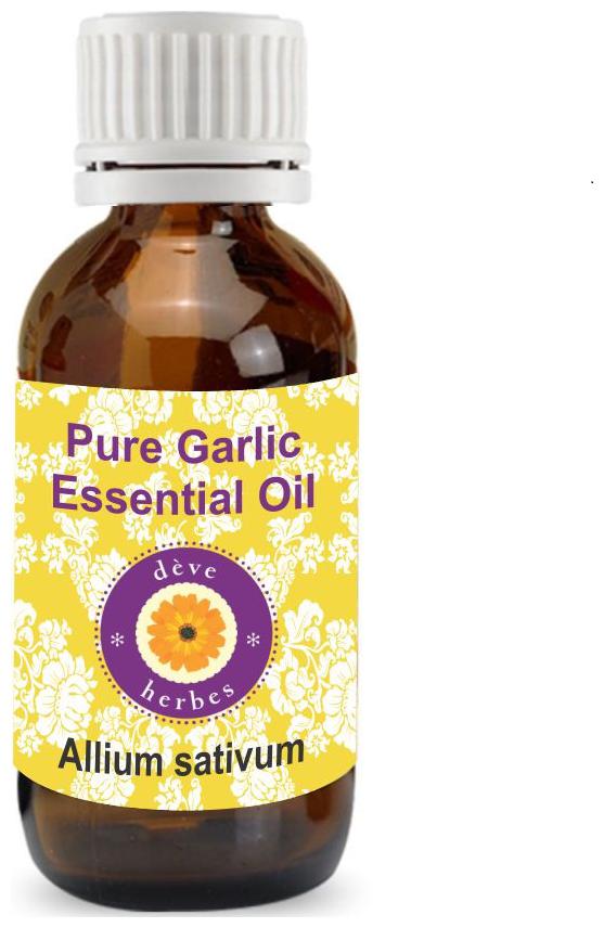 

Deve Herbes Pure Garlic Essential Oil (Allium sativum) 100 Natural Therapeutic Grade Steam Distilled 15ml