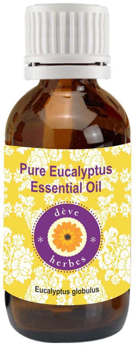 

Deve Herbes Pure Eucalyptus Essential Oil (Eucalyptus globulus) 100 Natural Therapeutic Grade Steam Distilled 30ml
