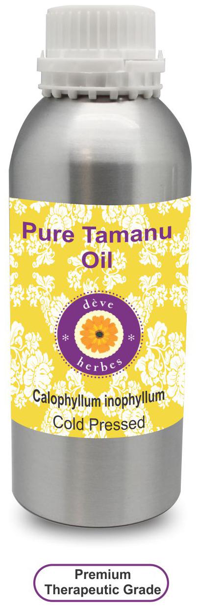 

Deve Herbes Pure Tamanu Oil (Calophyllum inophyllum) 100 Natural Therapeutic Grade Cold Pressed 630ml