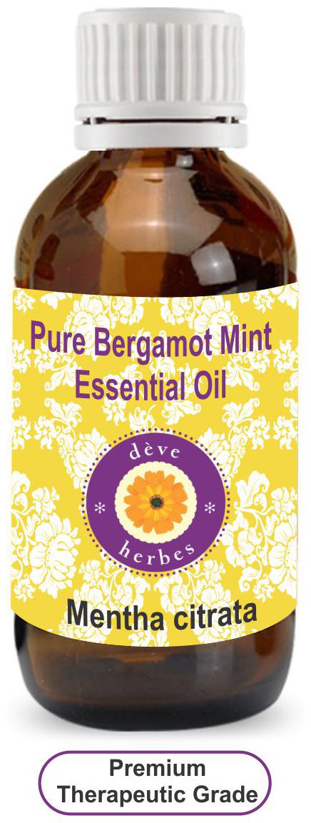 

Deve Herbes Pure Bergamot Mint Essential Oil (Mentha citrata) 100 Natural Therapeutic Grade Steam Distilled 100ml