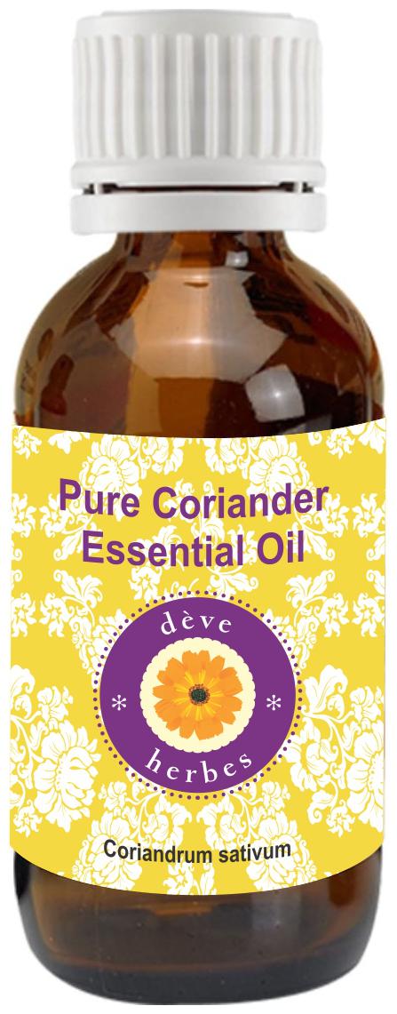 

Deve Herbes Pure Coriander Essential Oil (Coriandrum sativum) 100 Natural Therapeutic Grade Steam Distilled 10ml