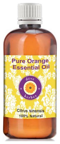 

Deve Herbes Pure Orange Essential Oil (Citrus sinensis) 100 Natural Therapeutic Grade Steam Distilled 100ml